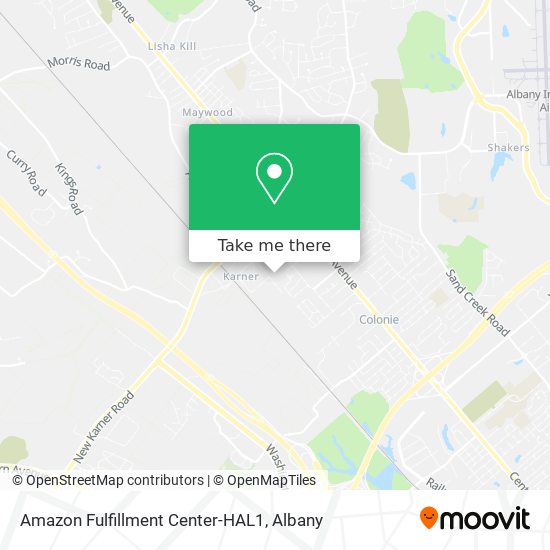 Mapa de Amazon Fulfillment Center-HAL1