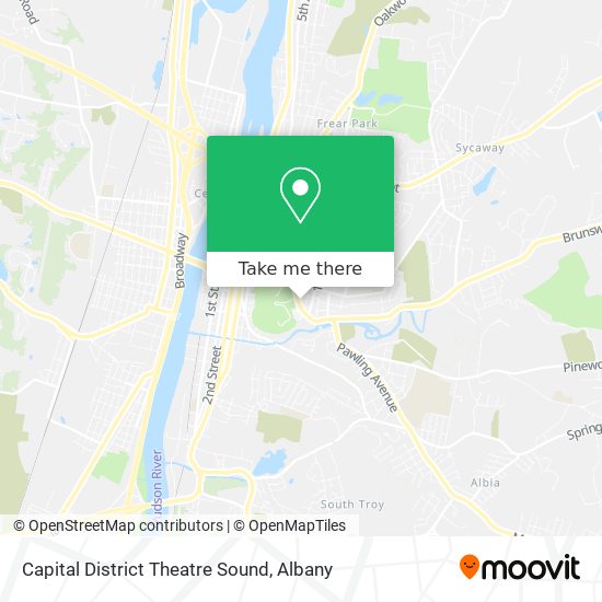 Mapa de Capital District Theatre Sound