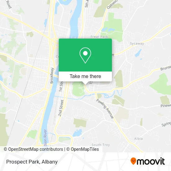 Prospect Park map