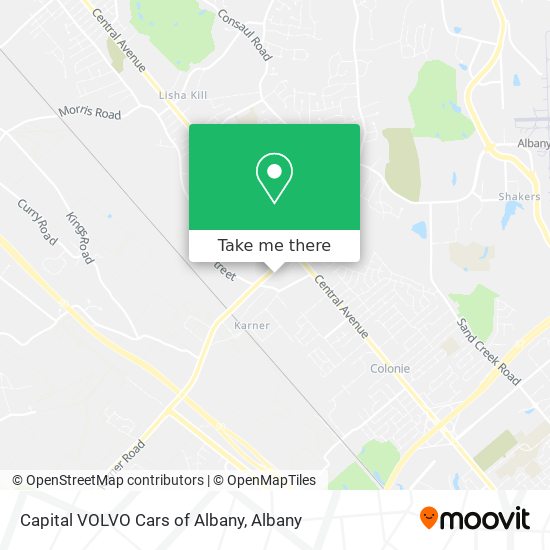 Mapa de Capital VOLVO Cars of Albany