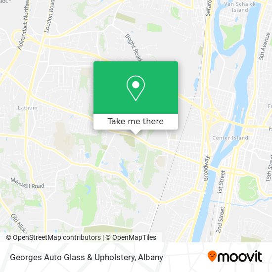 Mapa de Georges Auto Glass & Upholstery