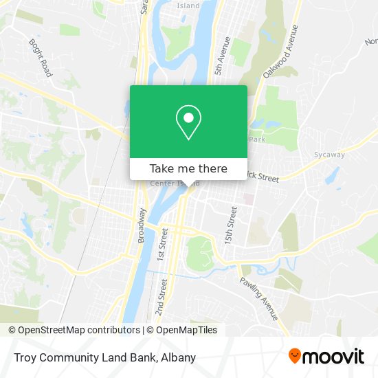 Mapa de Troy Community Land Bank
