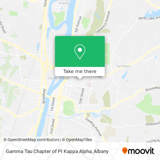 Mapa de Gamma Tau Chapter of PI Kappa Alpha
