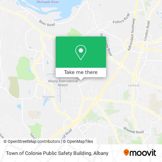 Town of Colonie Public Safety Building map