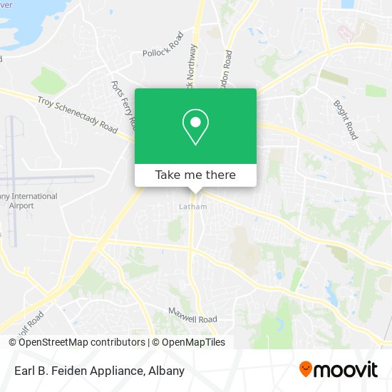 Earl B. Feiden Appliance map