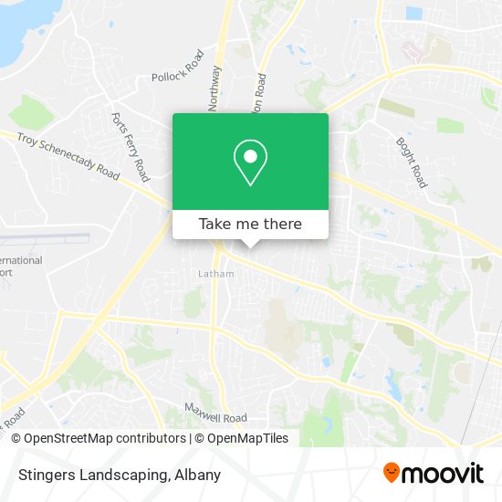 Stingers Landscaping map