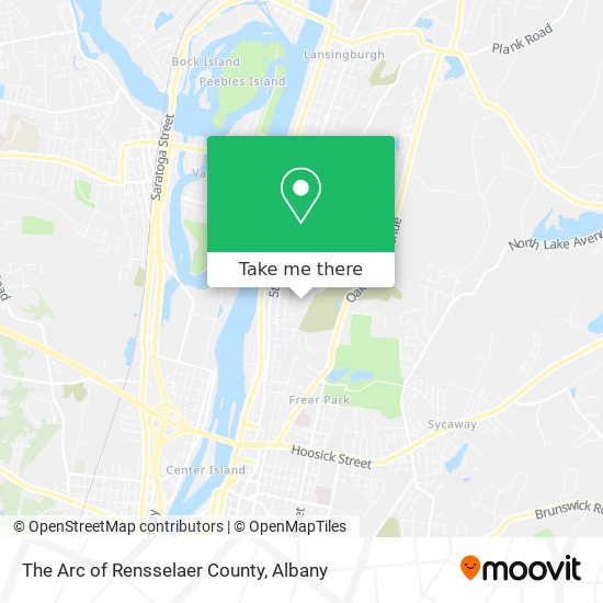 Mapa de The Arc of Rensselaer County