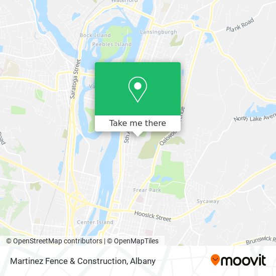 Martinez Fence & Construction map