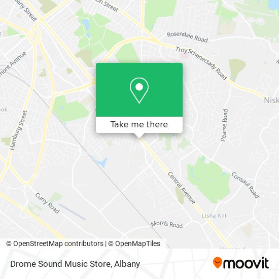 Mapa de Drome Sound Music Store