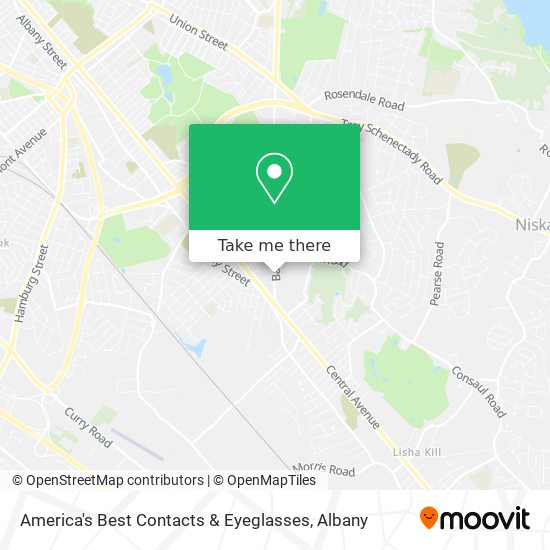 Mapa de America's Best Contacts & Eyeglasses