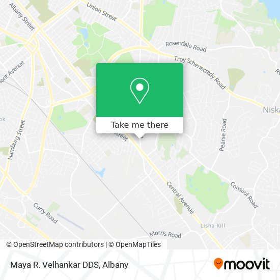 Maya R. Velhankar DDS map