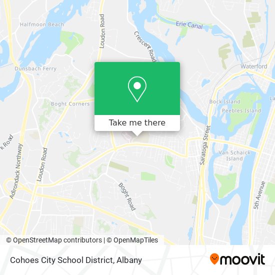 Cohoes City School District map