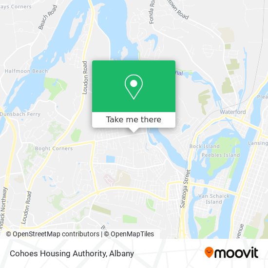 Cohoes Housing Authority map