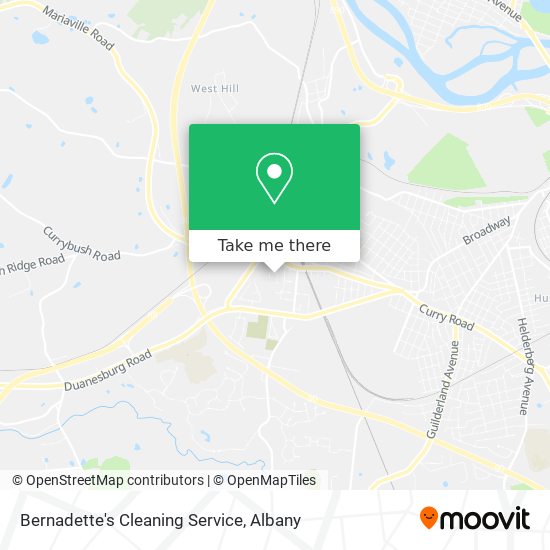 Bernadette's Cleaning Service map