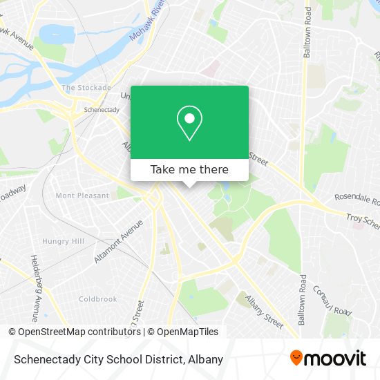 Schenectady City School District map