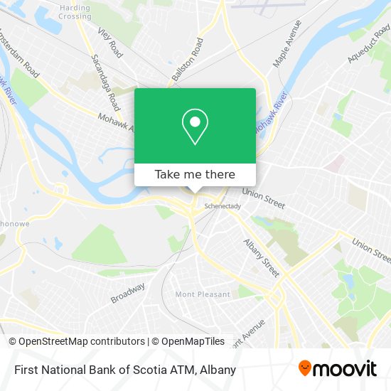 First National Bank of Scotia ATM map