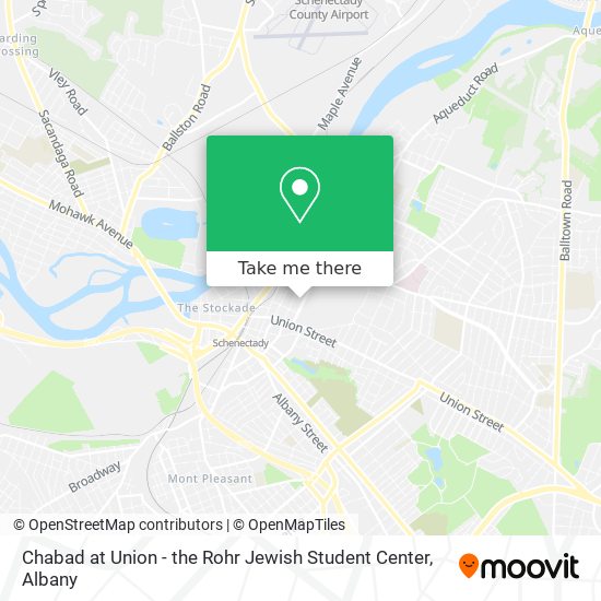 Chabad at Union - the Rohr Jewish Student Center map