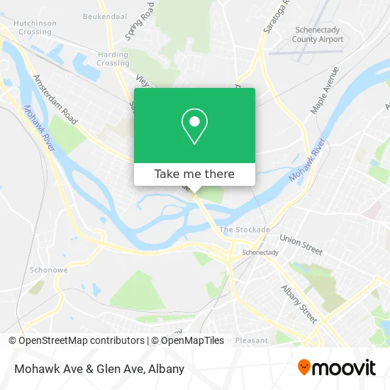 Mohawk Ave & Glen Ave map