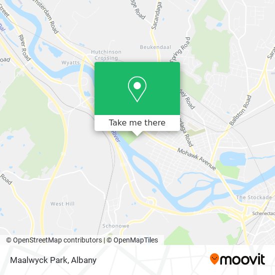 Mapa de Maalwyck Park