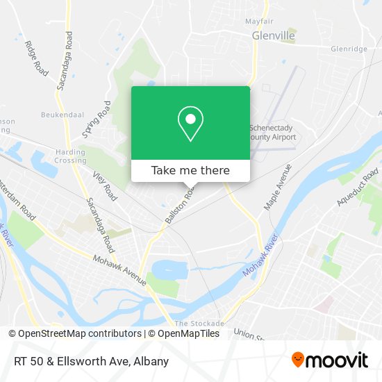 Mapa de RT 50 & Ellsworth Ave