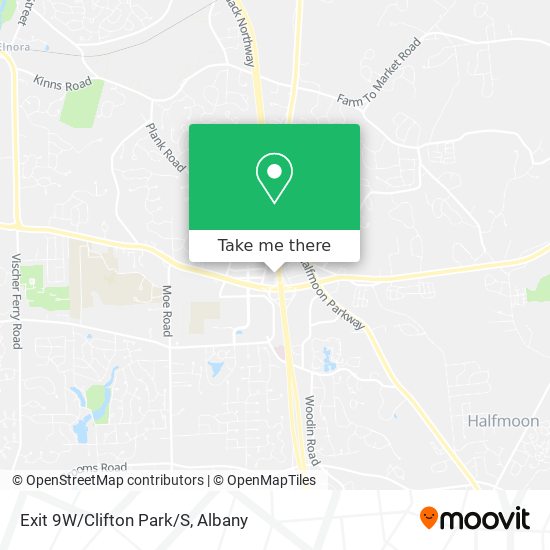 Mapa de Exit 9W/Clifton Park/S