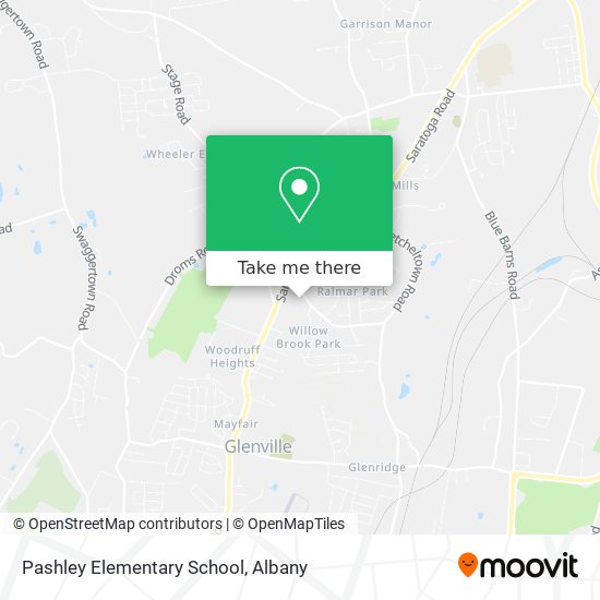 Pashley Elementary School map