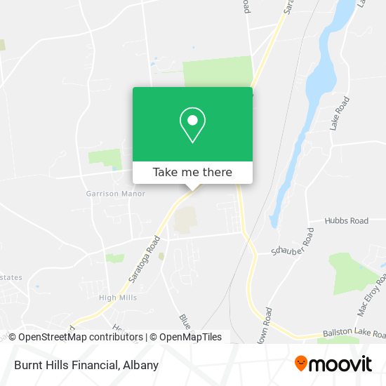 Mapa de Burnt Hills Financial