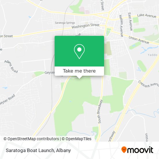 Saratoga Boat Launch map