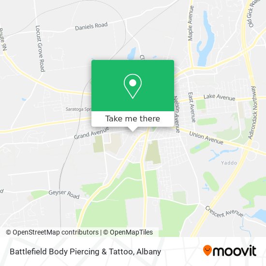 Battlefield Body Piercing & Tattoo map