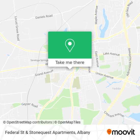 Federal St & Stonequest Apartments map