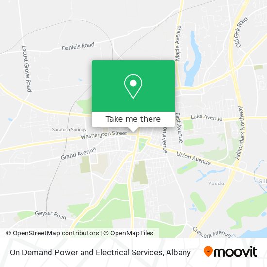 On Demand Power and Electrical Services map