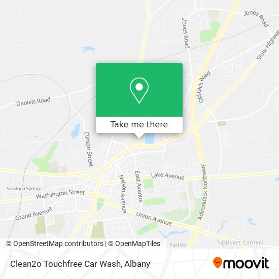 Mapa de Clean2o Touchfree Car Wash