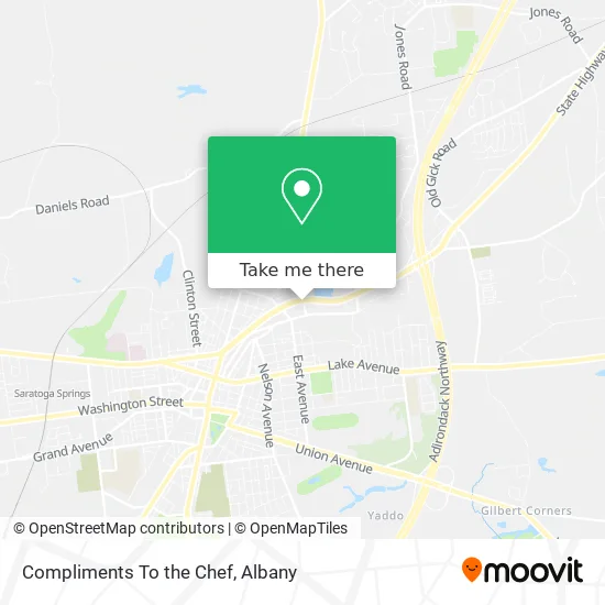 Compliments To the Chef map