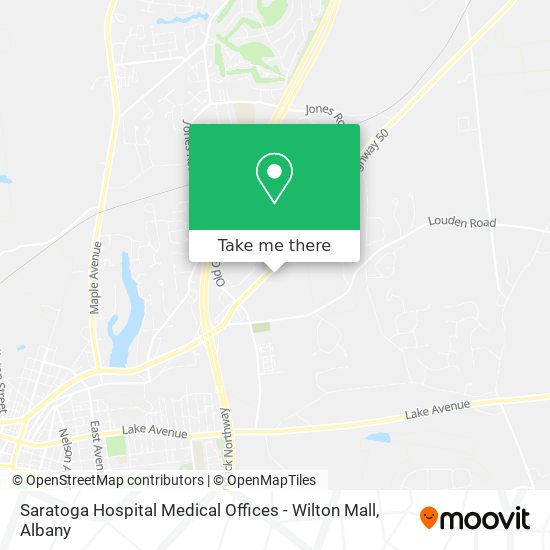 Saratoga Hospital Medical Offices - Wilton Mall map