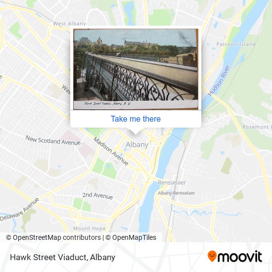 Mapa de Hawk Street Viaduct
