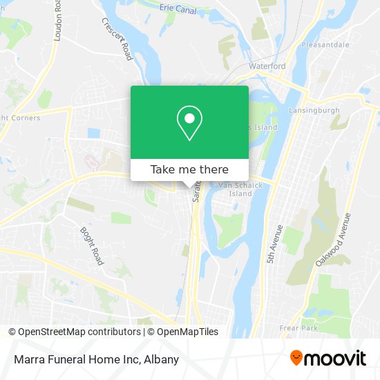 Mapa de Marra Funeral Home Inc