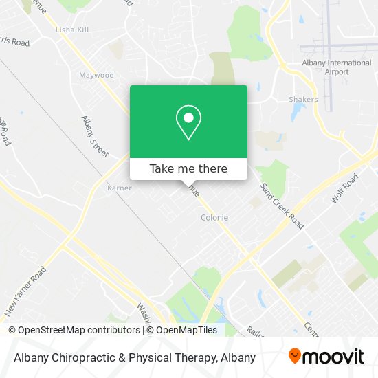 Mapa de Albany Chiropractic & Physical Therapy