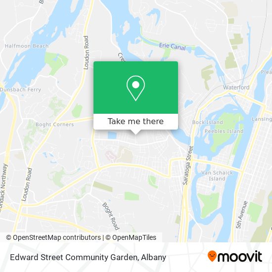 Edward Street Community Garden map