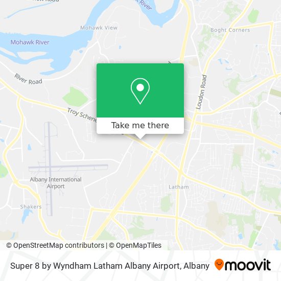 Mapa de Super 8 by Wyndham Latham Albany Airport