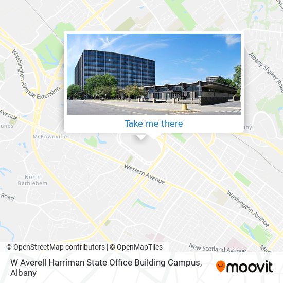 Mapa de W Averell Harriman State Office Building Campus