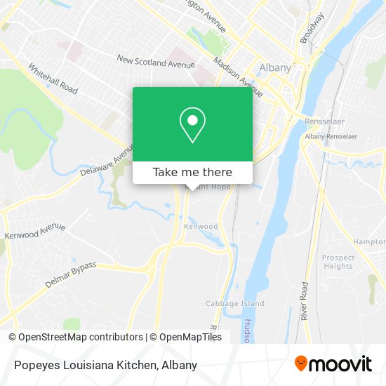 Popeyes Louisiana Kitchen map