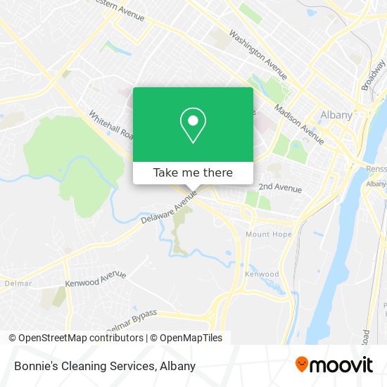 Bonnie's Cleaning Services map