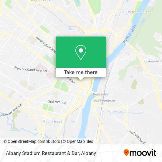 Mapa de Albany Stadium Restaurant & Bar