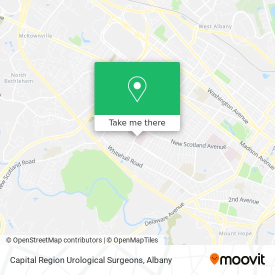 Capital Region Urological Surgeons map