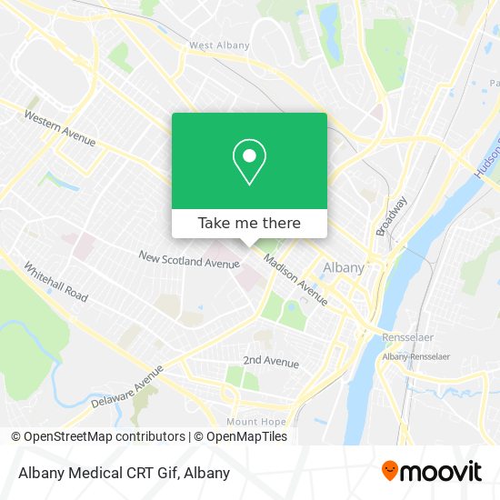 Mapa de Albany Medical CRT Gif