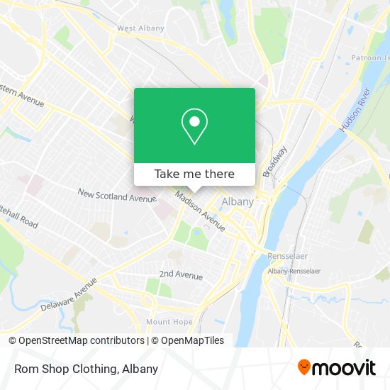 Mapa de Rom Shop Clothing