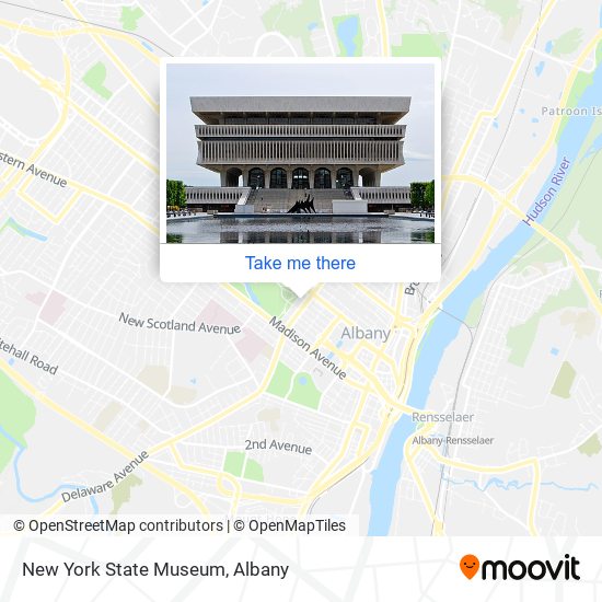New York State Museum map