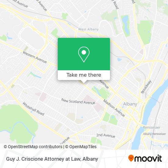 Guy J. Criscione Attorney at Law map