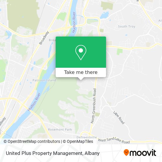 United Plus Property Management map
