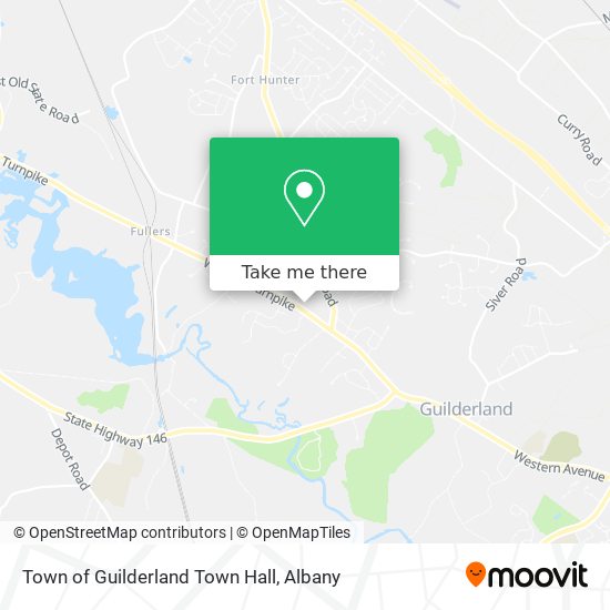 Town of Guilderland Town Hall map